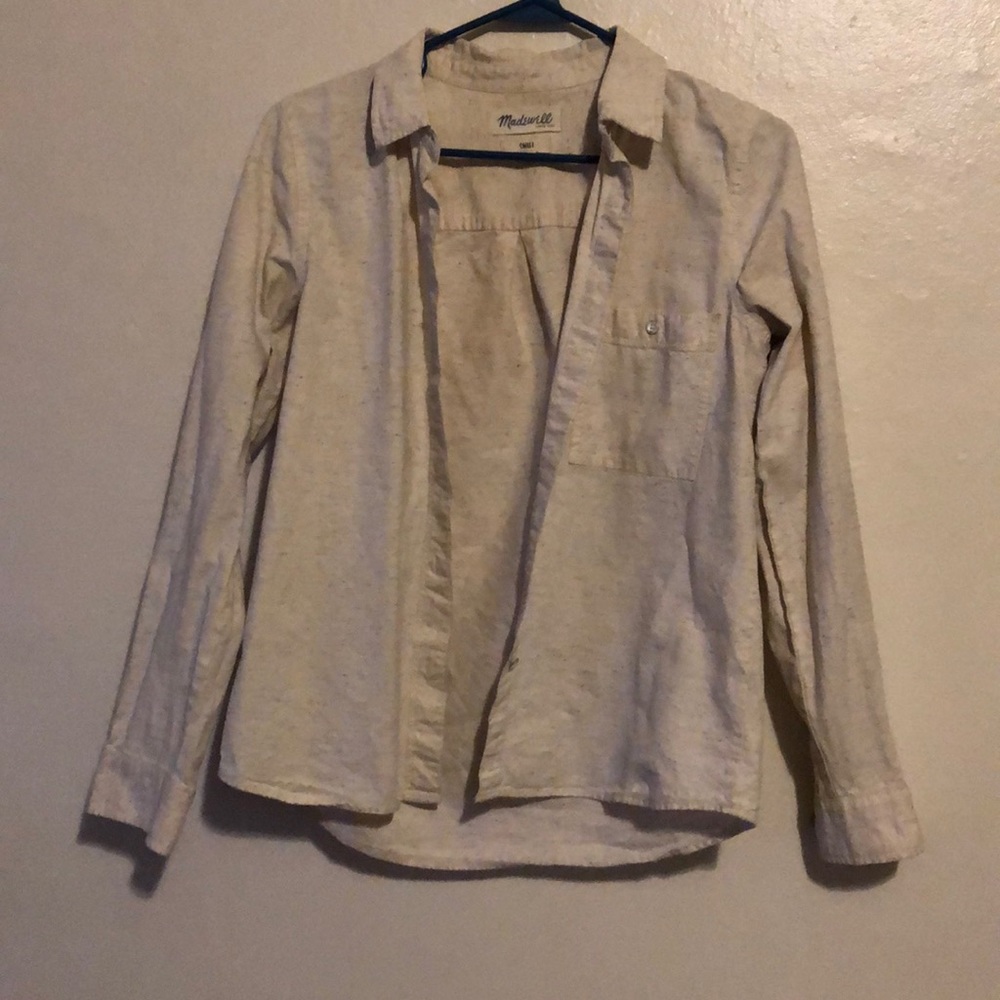 Madewell Speckled Button Up